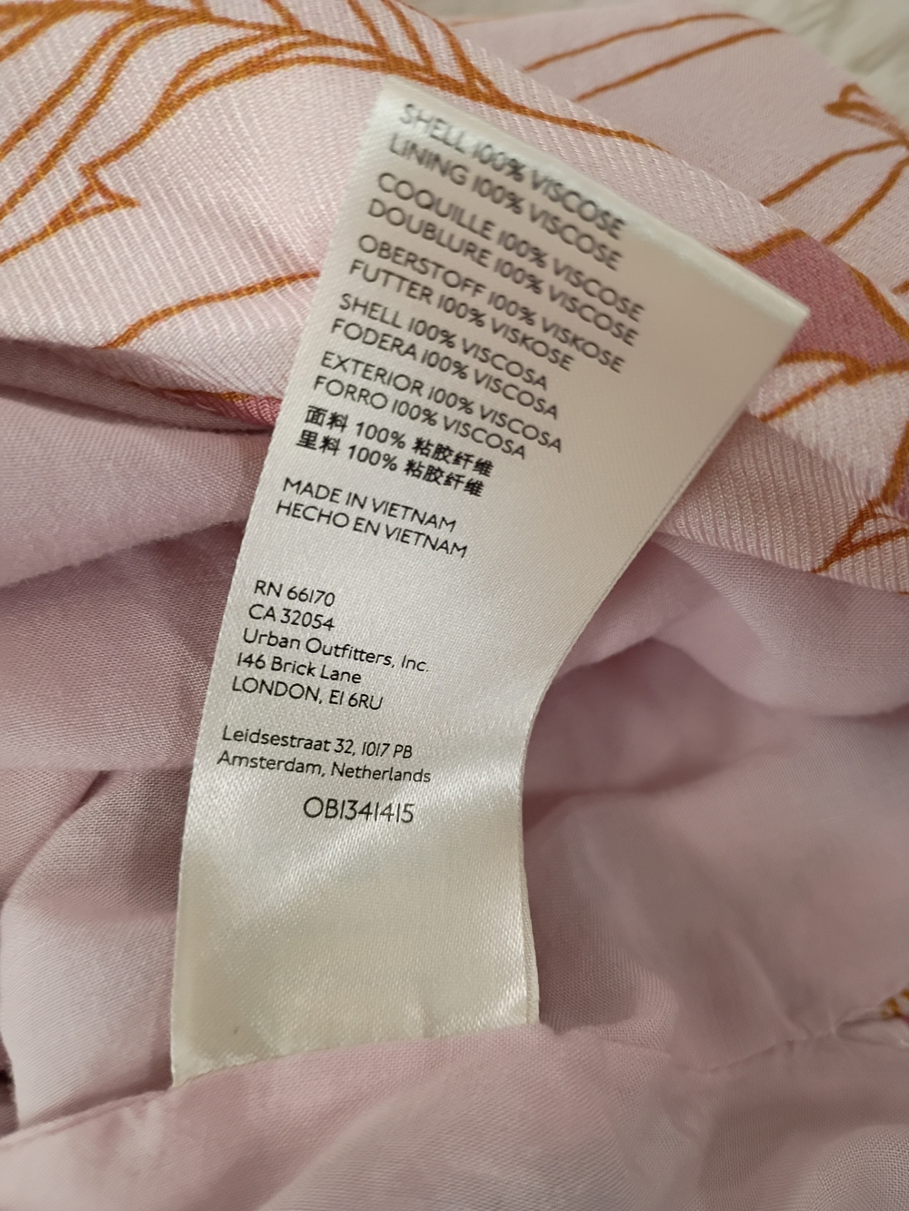 Anthropologie Maeve Floral Twist Back Maxi Dress - Orange Multi Colorblock - XS - Picture 9 of 10